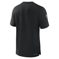 Men's Nike Black New Orleans Saints Sideline Player Performance T-Shirt