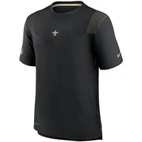 T-shirt Nike New Orleans Saints Sideline Player UV Performance pour homme - Noir