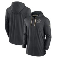 Men's Nike Black New Orleans Saints Sideline Pop Performance - Pullover Hoodie