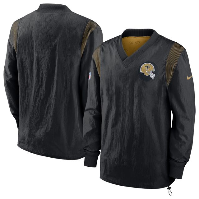 Coupe-vent réversible Nike New Orleans Saints Sideline Team ID pour homme - Noir