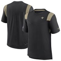 Men's Nike Black New Orleans Saints Sideline Tonal Logo Performance Player T-Shirt