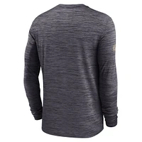 Men's Nike Black New Orleans Saints Sideline Velocity Performance Long Sleeve T-Shirt
