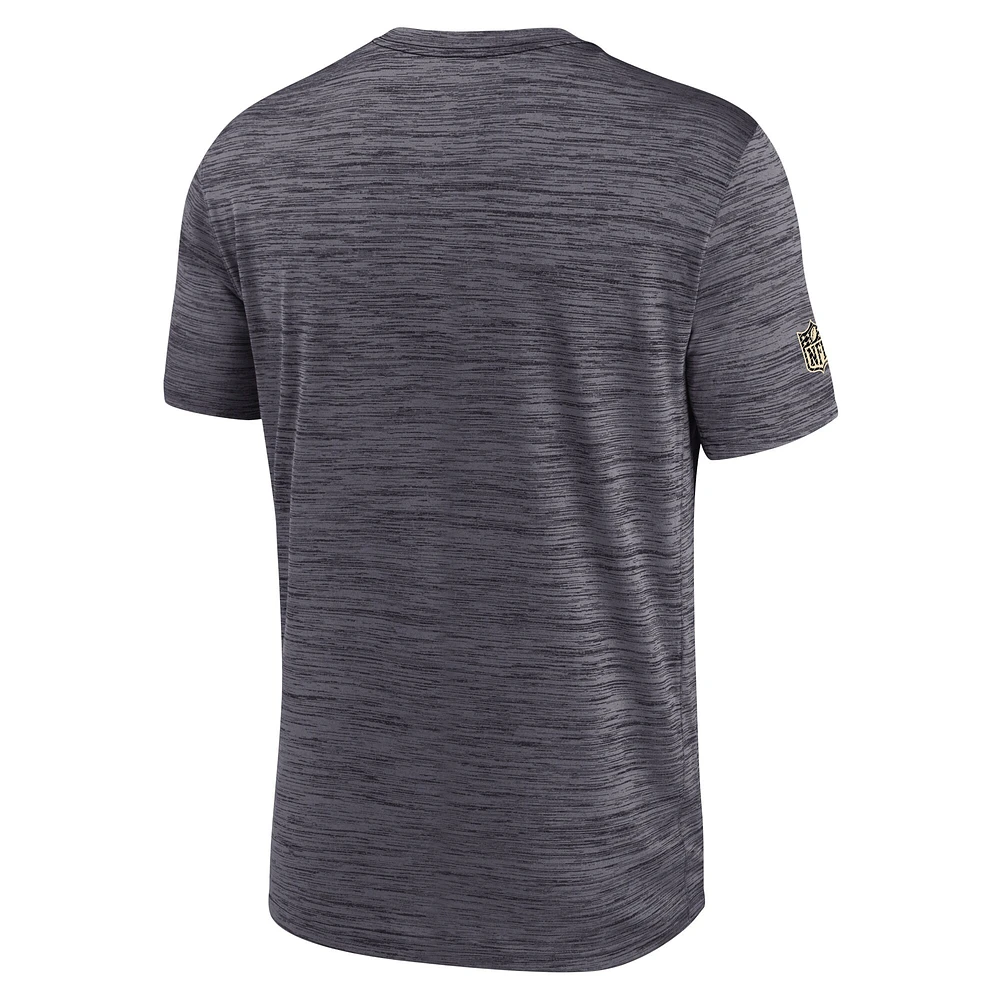 Men's Nike Black New Orleans Saints Sideline Velocity Performance T-Shirt