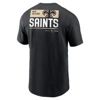 Men's Nike Black New Orleans Saints Team Incline T-Shirt