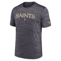 T-shirt Nike New Orleans Saints Velocity Performance pour homme - Noir