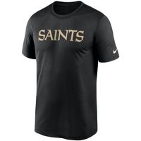 Men's Nike Black New Orleans Saints Wordmark Legend Performance T-Shirt