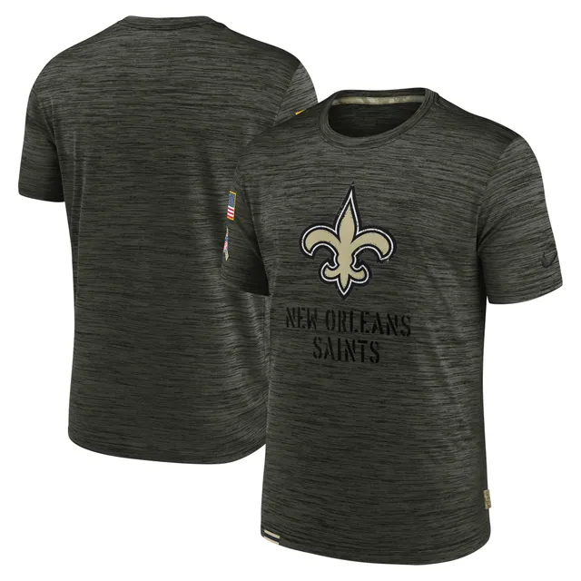 Women's Nike Black New Orleans Saints Sideline Velocity Performance T-Shirt Size: Small