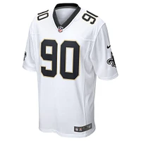 Men's Nike Bryan Bresee  White New Orleans Saints Game Jersey