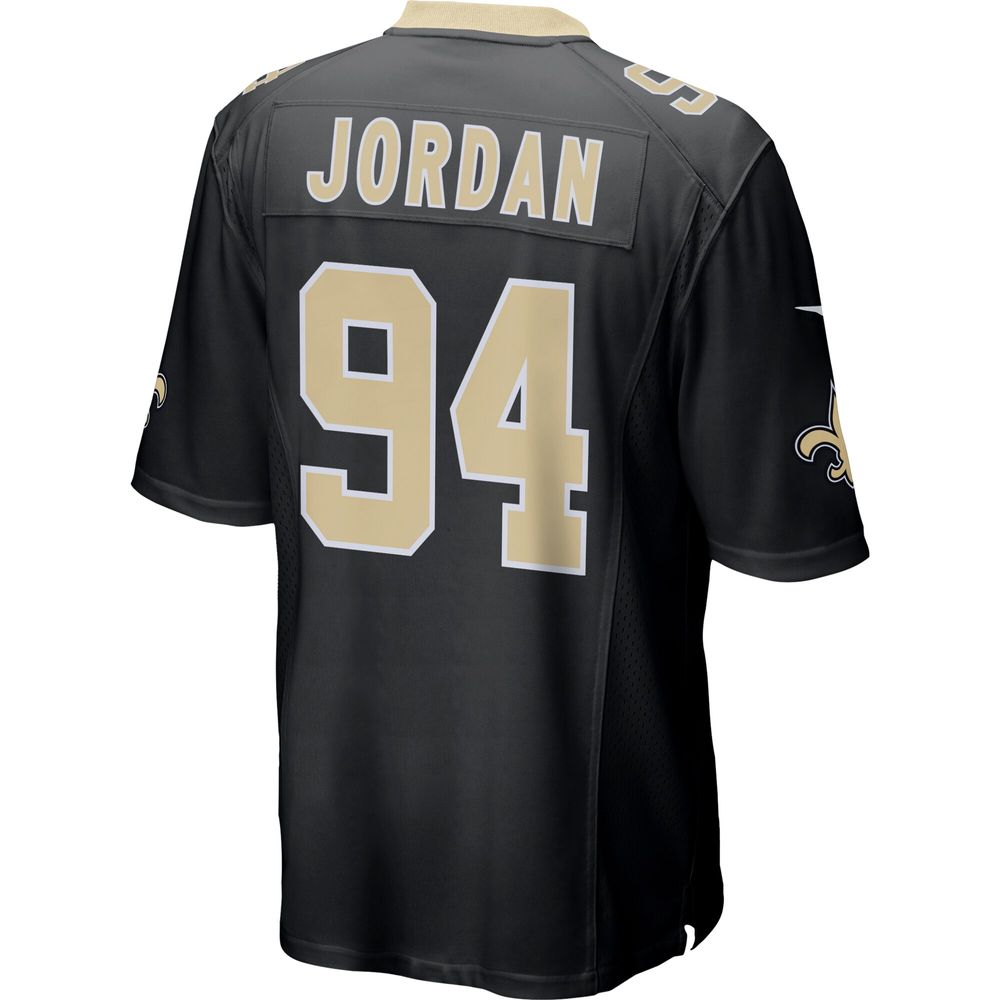 Men's Nike Cameron Jordan Black New Orleans Saints Game Jersey