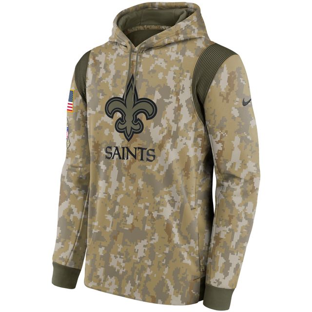 Nike Camo New Orleans Saints 2021 Salute To Service pour homme - Therma Performance Pullover Hoodie