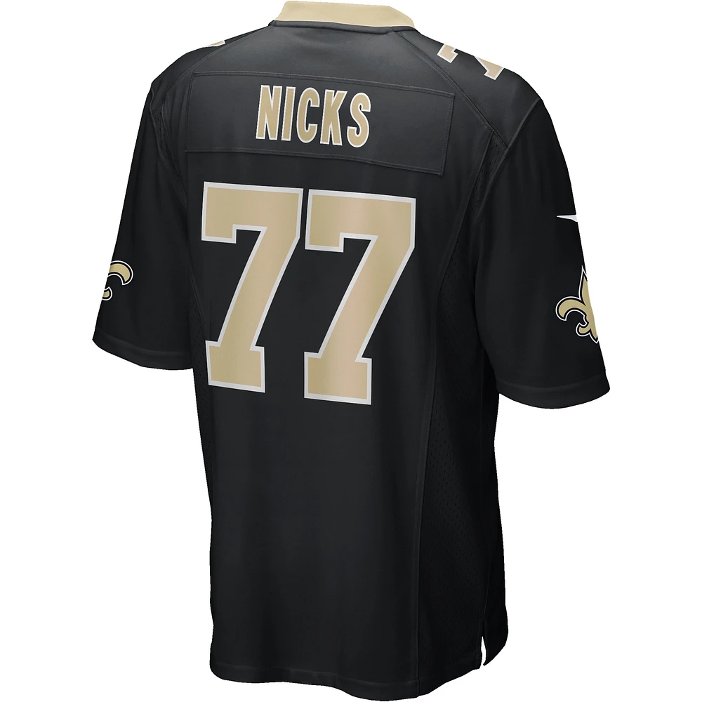 Maillot de joueur retraité Nike Carl Nicks pour hommes, noir, New Orleans Saints Game