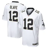 Youth Nike Chris Olave White New Orleans Saints Game Jersey Size: Small