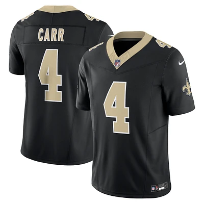 Nike Derek Carr pour homme Noir New Orleans Saints Vapor F.U.S.E. Maillot limité