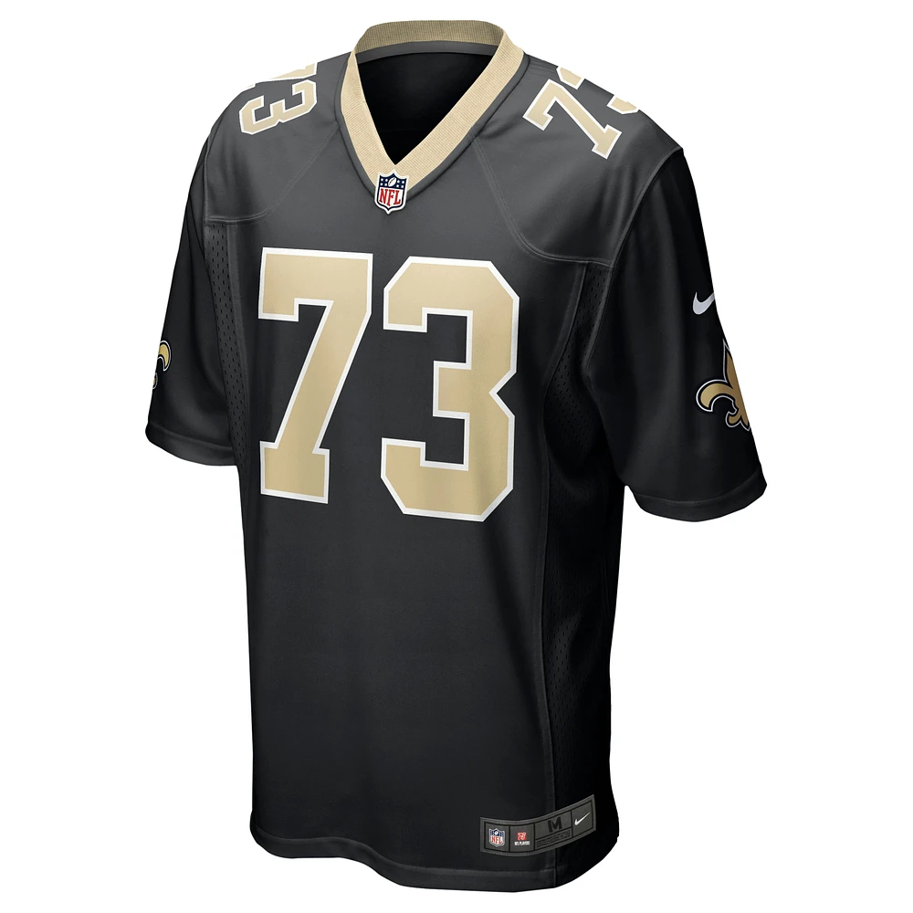 Maillot de match Nike Ethan Greenidge pour hommes, noir, New Orleans Saints