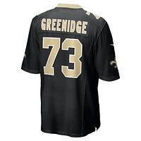 Maillot de match Nike Ethan Greenidge pour hommes, noir, New Orleans Saints