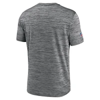 Men's Nike Gray New Orleans Saints Sideline Velocity Athletic Stack Performance T-Shirt