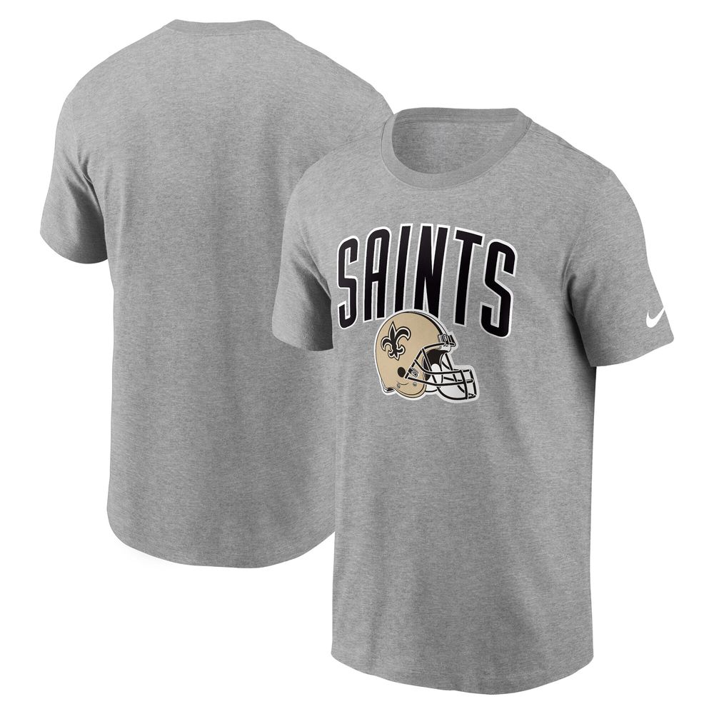 Men's Nike Heathered Gray New Orleans Saints Team Athletic T-Shirt