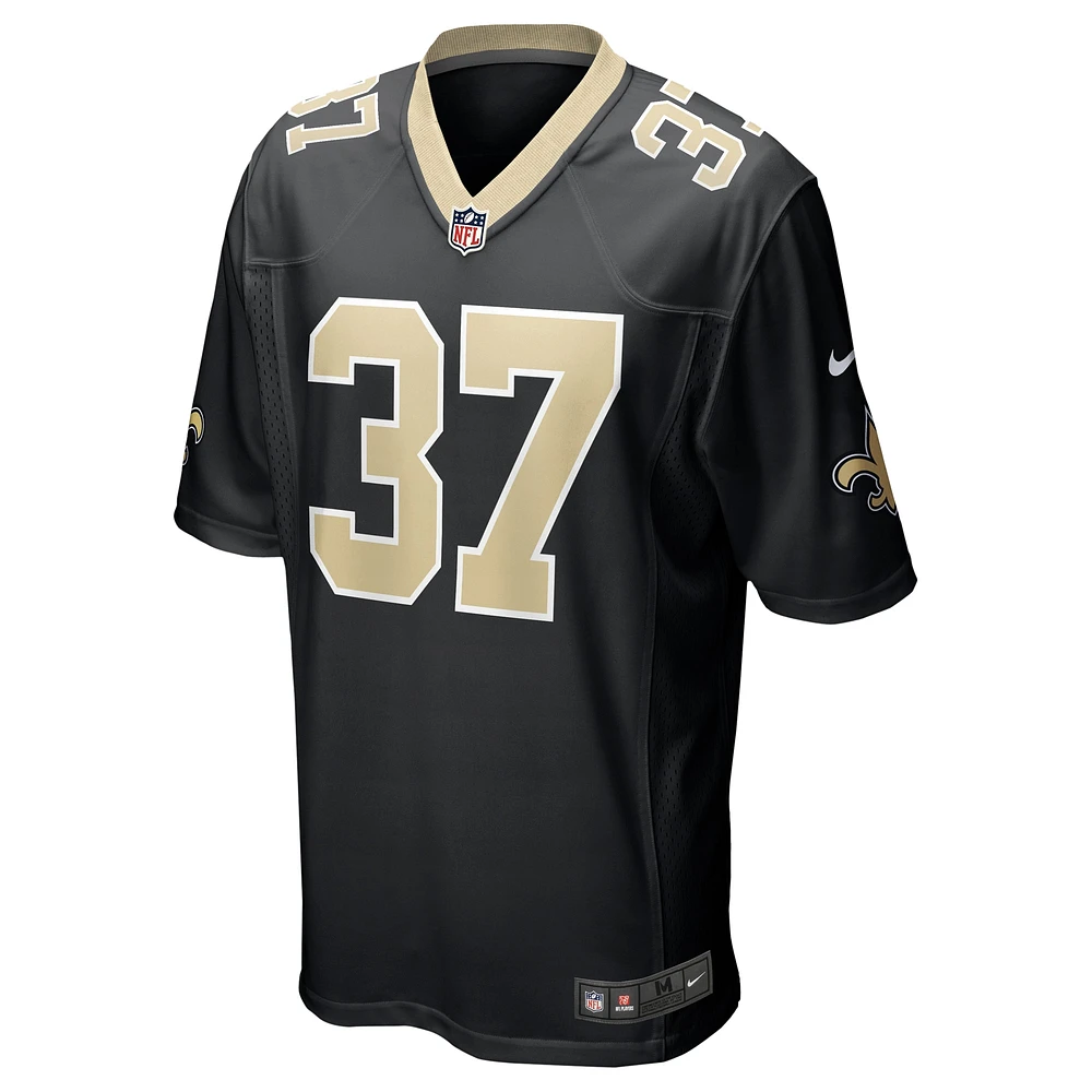 Men's Nike Jordan Mims  Black New Orleans Saints Team Game Jersey