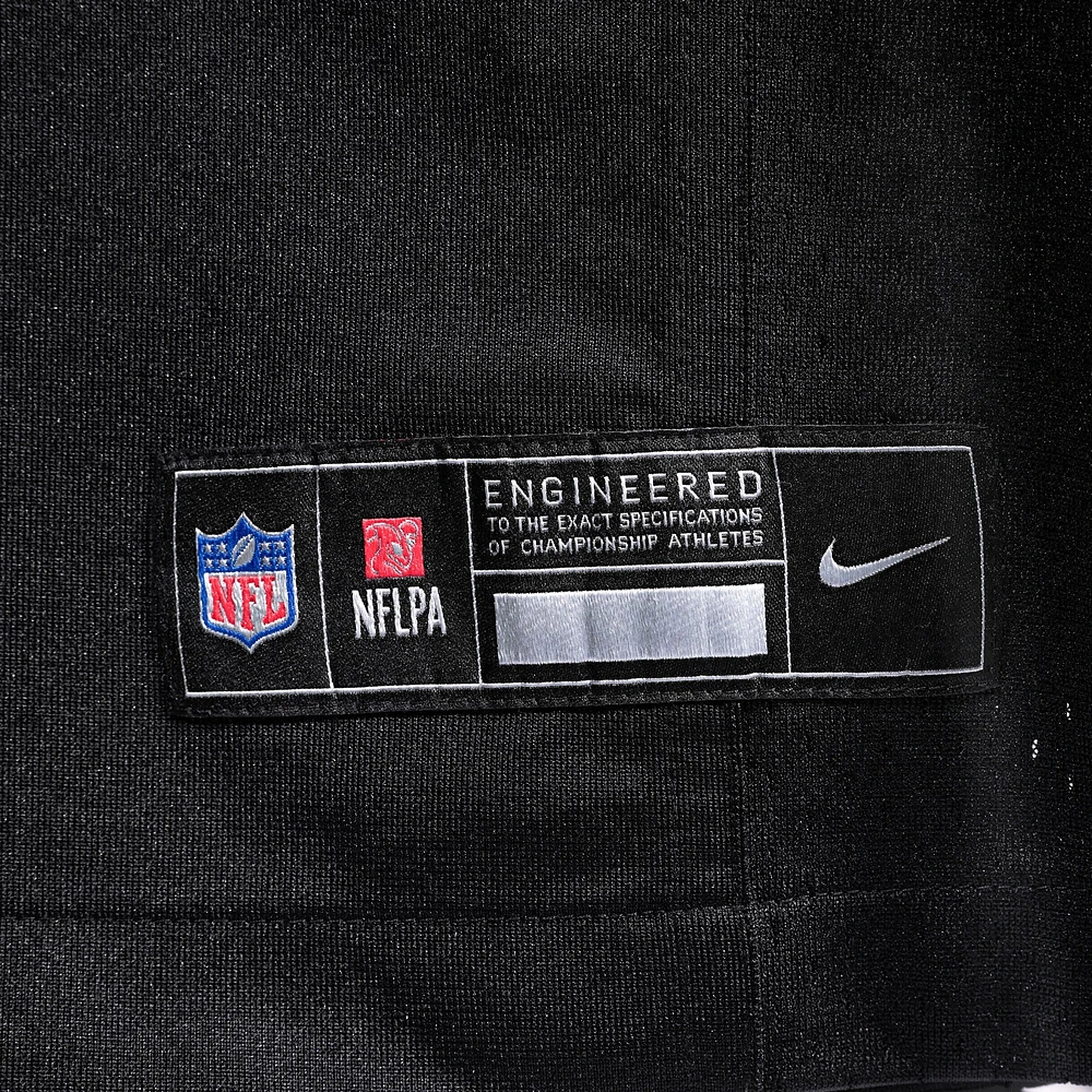 Men's Nike Kelvin Banks Jr. Black New Orleans Saints 2025 NFL Draft First Round Pick  Game Jersey
