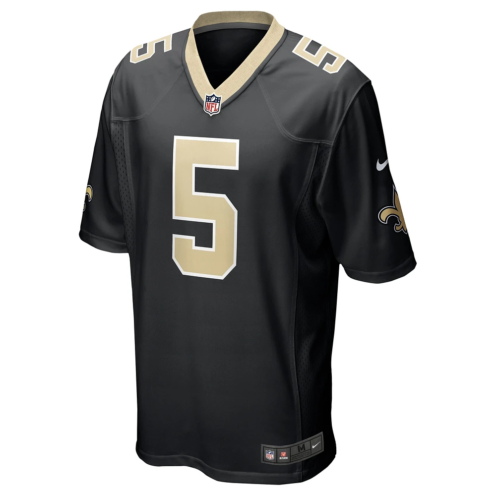 Men's Nike Lynn Bowden Jr.  Black New Orleans Saints Team Game Jersey