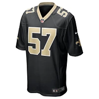 Men's Nike Niko Lalos  Black New Orleans Saints Team Game Jersey
