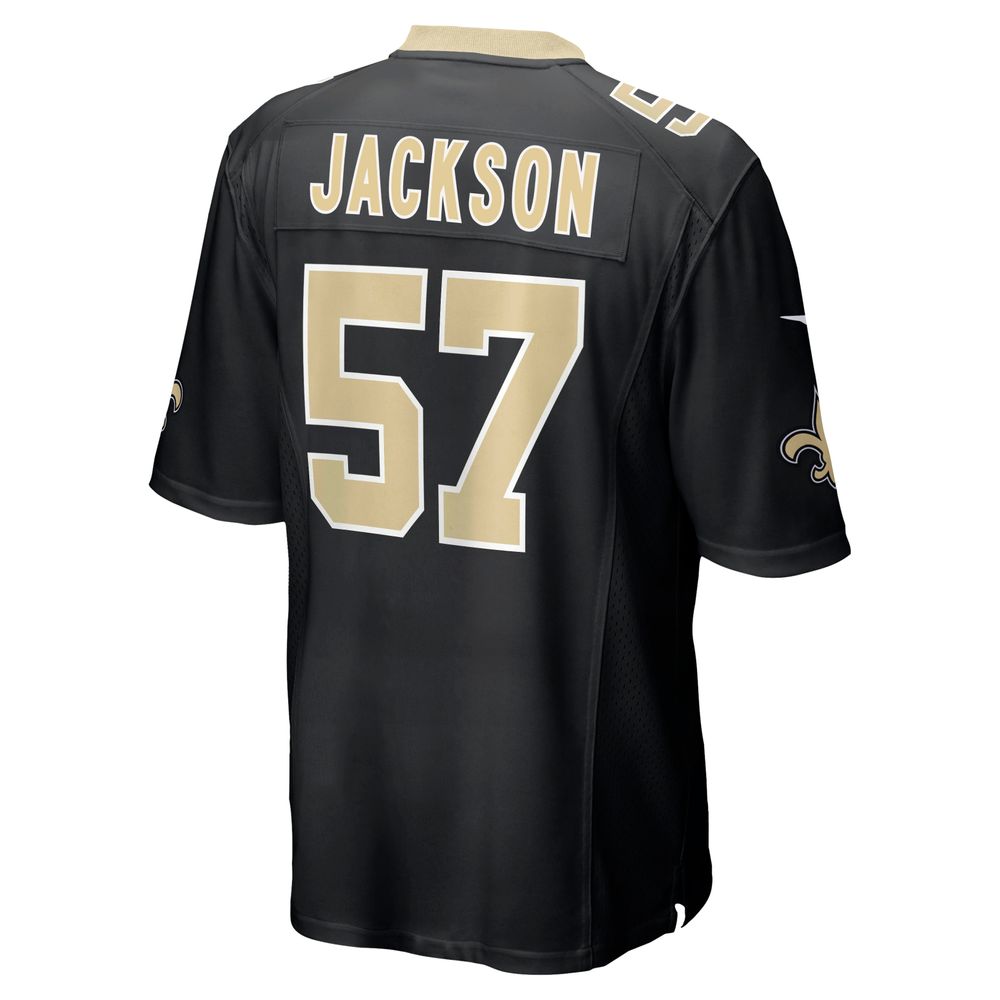 Men's Nike Rickey Jackson Black New Orleans Saints Retired Player Jersey