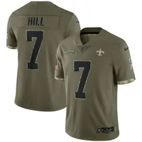 Lids Taysom Hill New Orleans Saints Nike 2022 Salute To Service Limited  Jersey - Olive