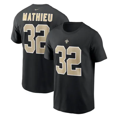 Tyrann Mathieu New Orleans Saints Nike Player Name & Number T-Shirt - Black