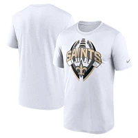 T-shirt Nike blanc New Orleans Saints Legend Icon Performance pour homme
