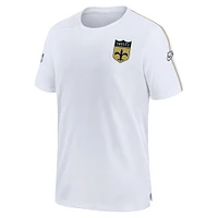 Haut Nike blanc New Orleans Saints Sideline Alternate Logo Coach Performance pour homme