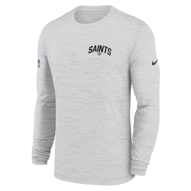 New Orleans Saints Velocity Men's Nike Dri-FIT NFL Long-Sleeve T-Shirt