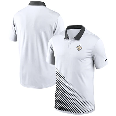 Polo Nike New Orleans Saints Vapor Performance pour homme - Blanc