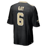 Men's Nike Willie Gay  Black New Orleans Saints Game Jersey