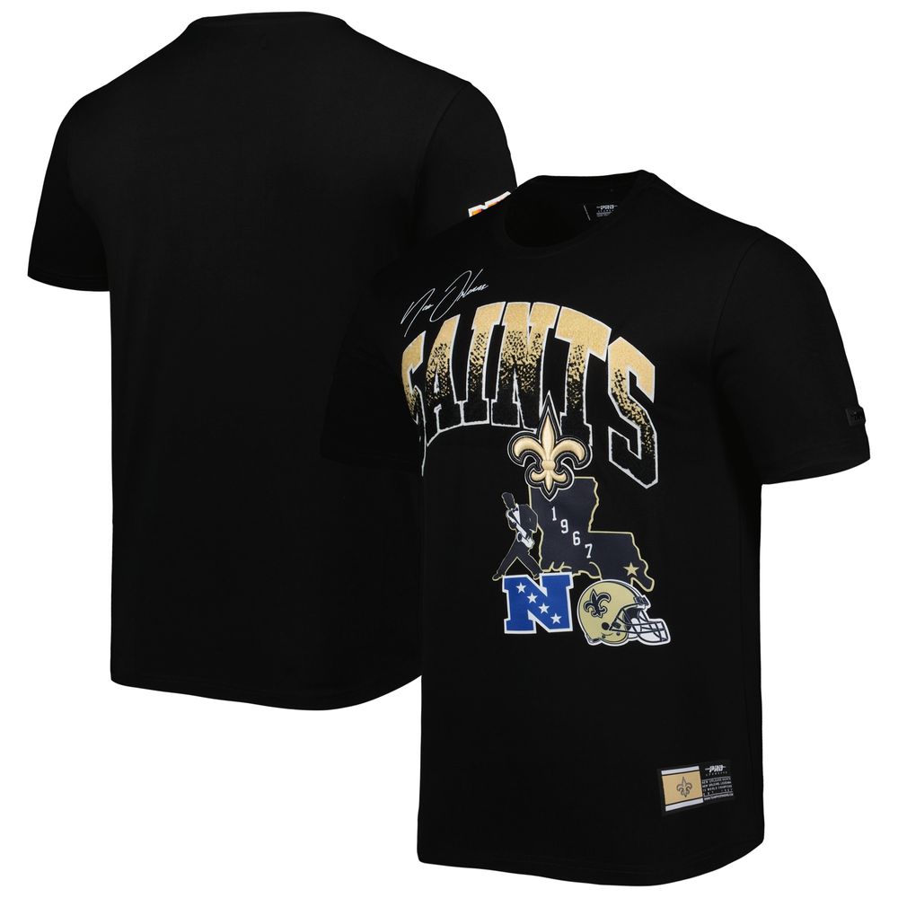 Men's Pro Standard Black New Orleans Saints Hometown Collection T-Shirt