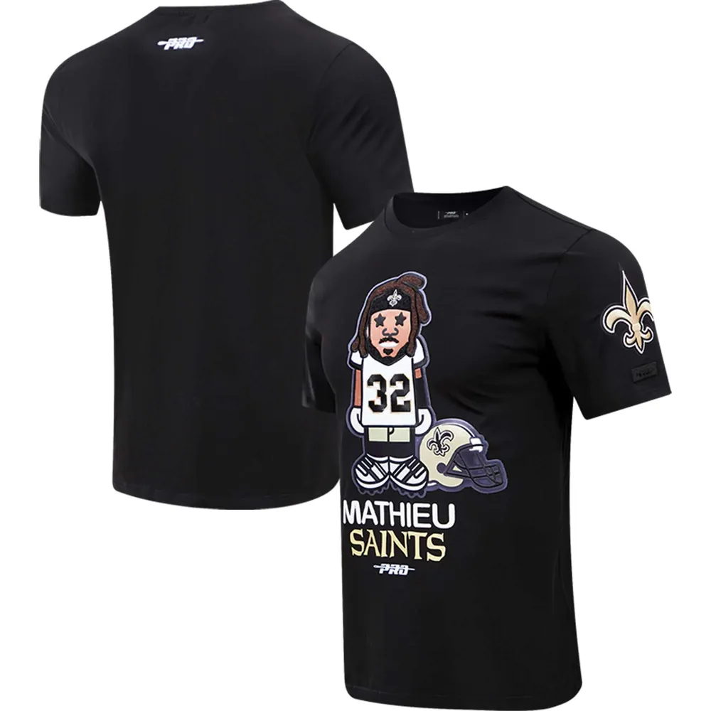 Lids Tyrann Mathieu New Orleans Saints Pro Standard Player Avatar Graphic T- Shirt - Black