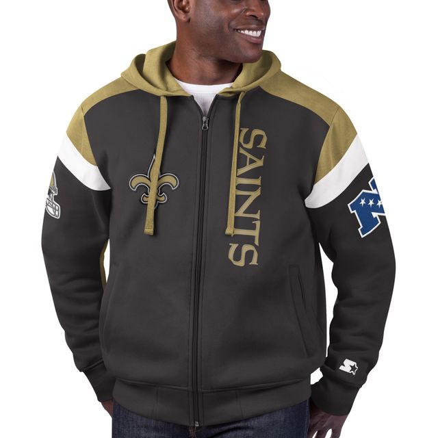 Officially Licensed NFL Men's Starter Breakaway Jacket by Glll - Saints