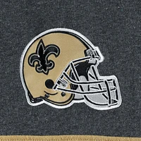 Sweat à capuche Starter noir/gris chiné New Orleans Saints Extreme pour homme