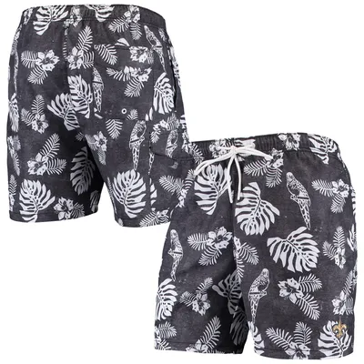 Men's Detroit Tigers Tommy Bahama Navy Naples Parrot in Paradise Swim Shorts