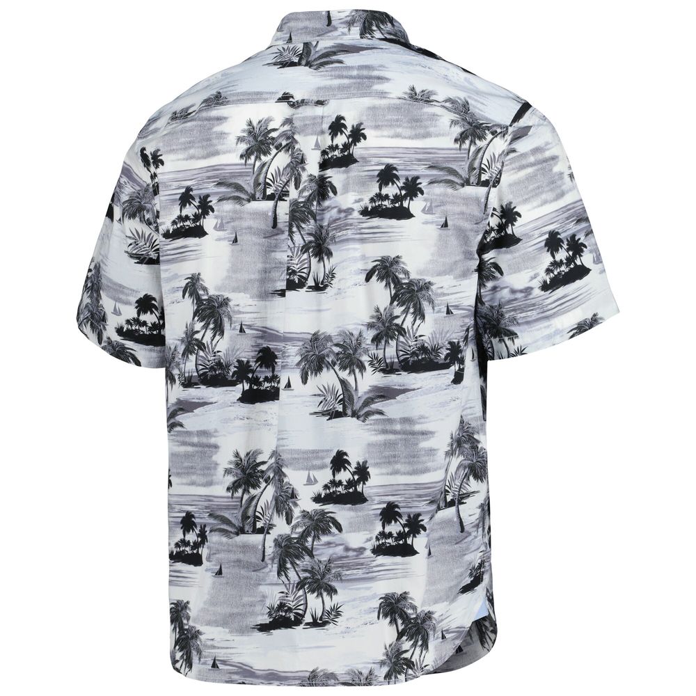 Men's Tommy Bahama Black New Orleans Saints Sport Tropical Horizons Button-Up Shirt