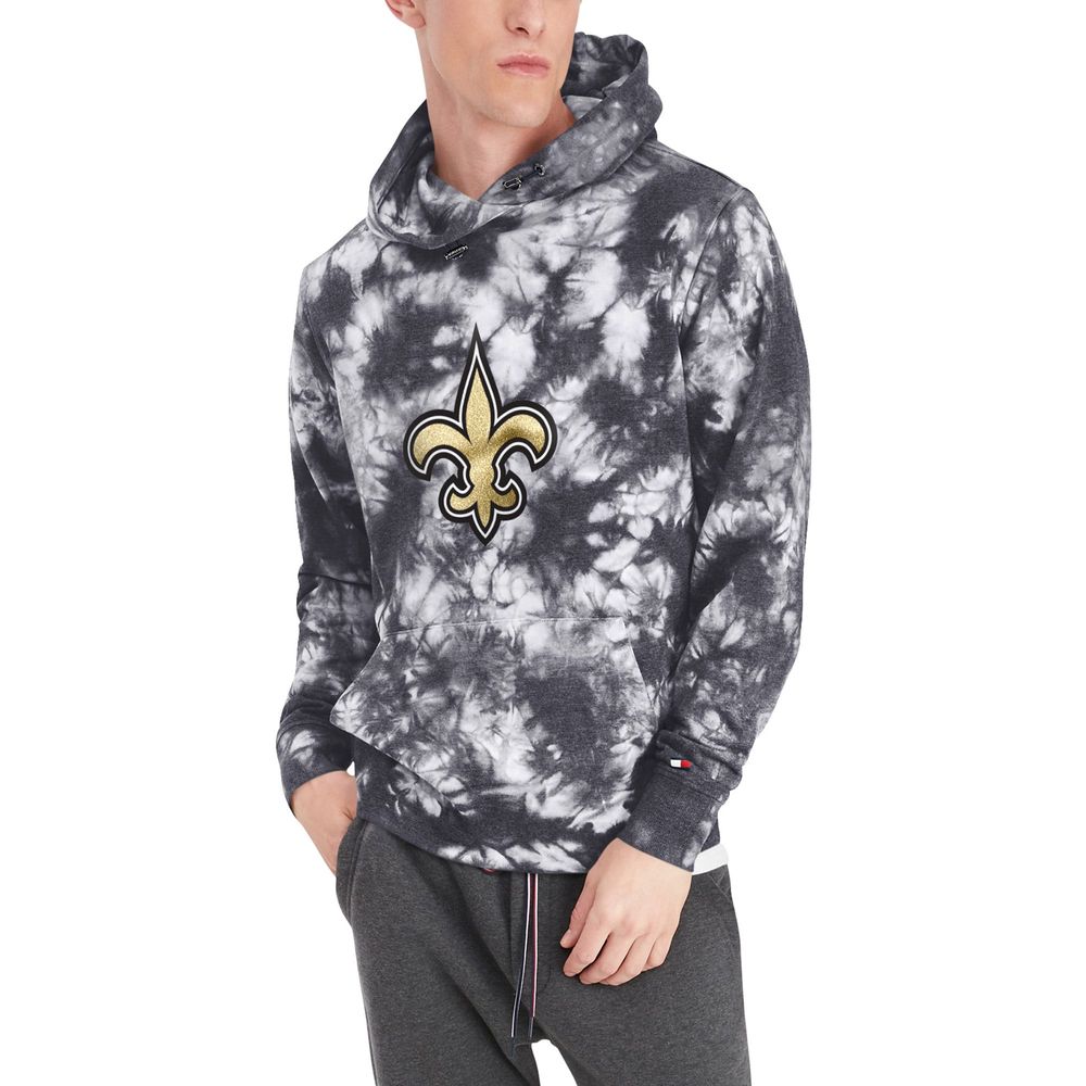 Tommy Hilfiger Men's Tommy Hilfiger Black New Orleans Saints Stanley  Tie-Dye - Pullover Hoodie