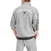 Veste Tommy Hilfiger pour hommes gris chiné New Orleans Saints Mario Quarter-Zip