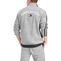 Veste Tommy Hilfiger pour hommes gris chiné New Orleans Saints Mario Quarter-Zip