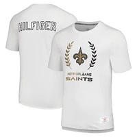 T-shirt Tommy Hilfiger blanc New Orleans Saints Miles pour hommes