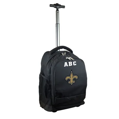 New Orleans Saints MOJO 19'' Personalized Premium Wheeled Backpack