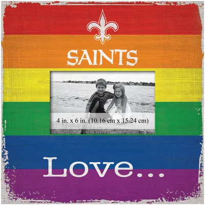 New Orleans Saints 10'' x 10'' Love Pride Frame
