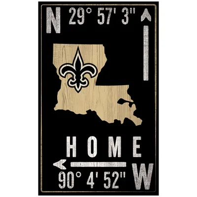 New Orleans Saints Distressed Flag 11x19