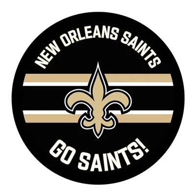 New Orleans Saints 23 LED Retro Logo Round Wall Sign