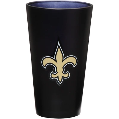 New Orleans Saints 16 oz. Team Color Frosted Pint Glass