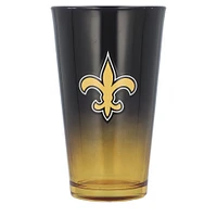 Saints de la Nouvelle-Orléans 16oz. Verre à pinte ombré