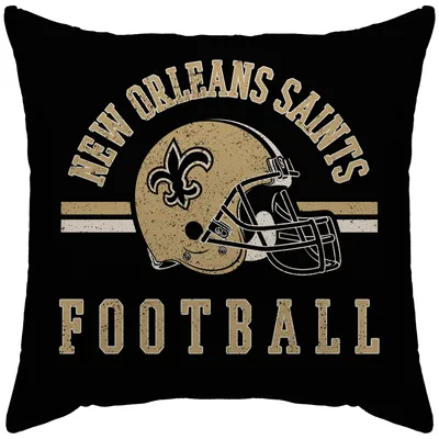 New Orleans Saints 18'' x 18'' Helmet Logo Duck Cloth Décor Pillow